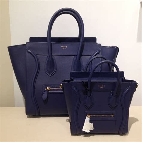 celine nano bag navy blue|celine nano bag price.